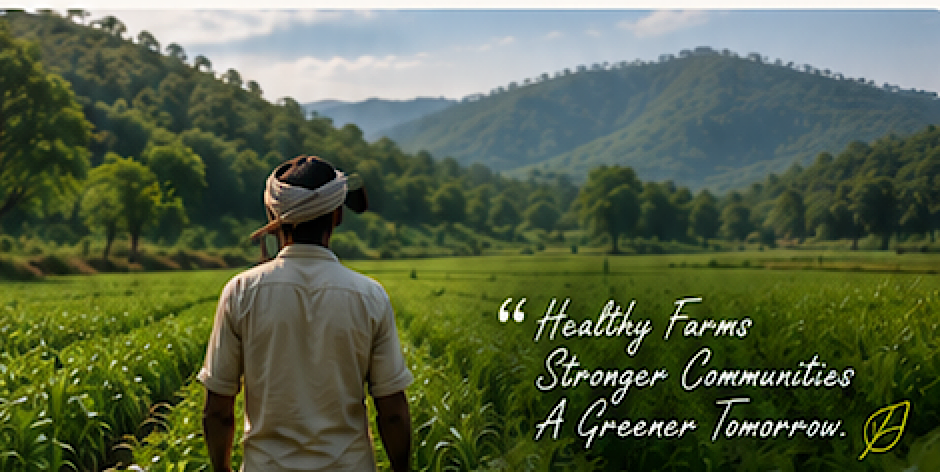 Healthy Farms Stronger Communities A Greener Tomorrow - Prahar Organics Farmer